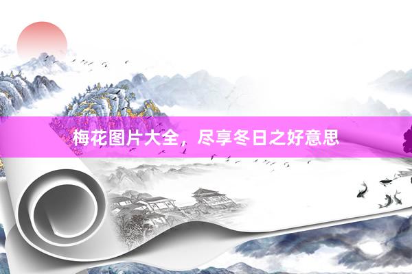梅花图片大全，尽享冬日之好意思